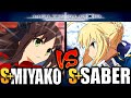 【MBTL】???? (MIYAKO) vs Daniel (SABER)【MELTY BLOOD TYPE LUMINA】PC/STEAM Online GAMEPLAY