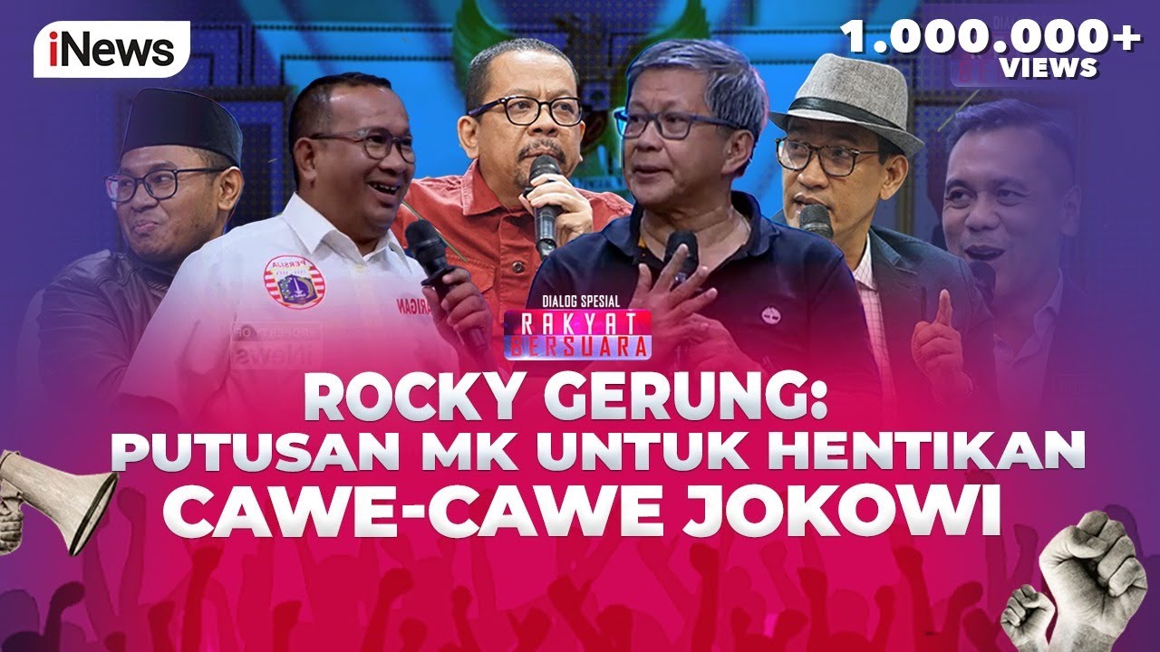 MK Ubah Aturan Pilkada, Rocky Gerung: Bukan Untuk Anies Atau PDIP ...