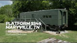 The Smith Family B\u0026B is a renovated troop train kitchen car dated back to 1943