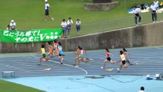 20150727 兵庫中学総体 共通女子200m決勝（+1.8）