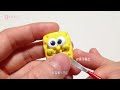 how to make spongebob u0026 patrick star wih clay simple animal clay tutorial海绵宝宝 u0026派大星【粘土教程】