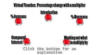 iGetit - Virtual Teacher: Finding percentage change using multipliers