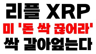 [리플 XRP] 새벽속보 미국 '돈 싹 끊어라' 트럼프 싹 갈아엎는다 영상 꼭 끝까지보세요