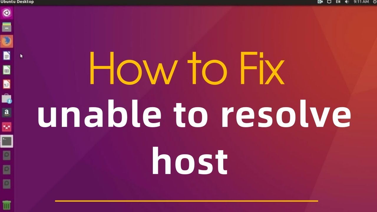 Couldn t resolve host