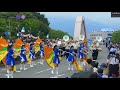 富士まつり2018　富士市消防音楽隊　カラーガード隊　富士見中学高校バトントワリング部