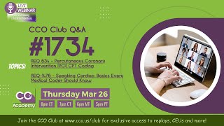 CCO Club Q&A #1734 📱