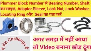 plummer Block, shaft size, bearing number calculation, adapter Sleeve, bearing interview questions