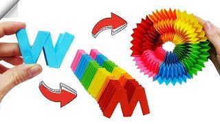 Rainbow Paper toy antistress transformer | DIY crafts easy