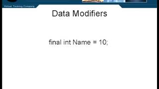 30.Java Certification-Chapter05.The Structure of Java-Lesson4.Data Modifiers
