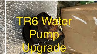 TRIUMPH Water Pump Upgrade. Rebuild along with radiator and stat discussion. @DIYHELP