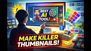 Build a Modern Thumbnail Maker Using HTML, CSS & JavaScript | No Backend 🔥