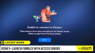 Disney Plus Suffers Major Technical Difficulties on Opening Day