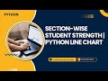 Section-Wise Student Strength Line Chart in Python | CBSE Practical #coding #python
