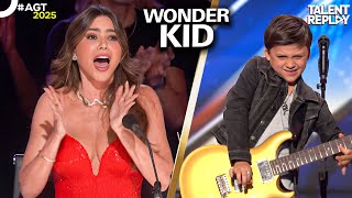 10-Year-Old Rockstar SHREDS Lenny Kravitz Hit | AGT 2025