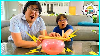 Balloon Pop on Bed of Nails Easy DIY Science Experiments for kids!!!