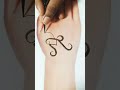 m letter tattoo mehndi design m name tattoo on hand designs 2022 new shorts justhennacraft