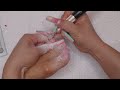 DIY NEON FRENCH CROC PRINT POLYGEL PEDICURE NAILS AT HOME I MELODYSUSIE JADE NAIL DRILL REVIEW