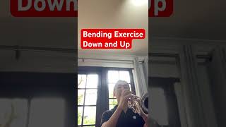 Bending exercise going Down and UP ベンディングの練習 #トランペット #trumpet #practice #トランペット奏者