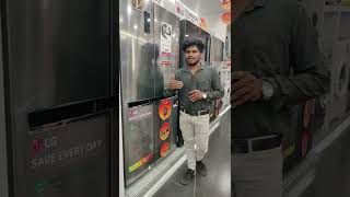 LG Side by Side Fridge Best Offers 🥵🔥| Best Electronics Shop In  Trichy | Trichy Hamsa | #shorts