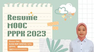 RESUME JURNAL MOOC PPPK 2023