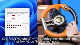 PXN V3 Gaming Steering Wheel Setup Tutorial for PC
