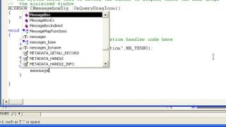 Visual C++ 6.0 Message Box Program
