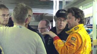 www.MOTRface.com Patrick Dempsey and Joe Foster discuss their car's setup at Daytona - pt 3