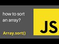 How to sort an array javascript? | Array.sort() | sorting array of numbers, string and objects