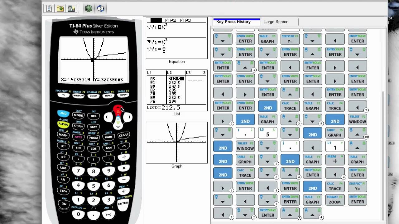 Graphing With The TI 83/84 Part 3 - YouTube