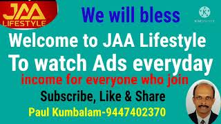 Jaalifestyle | Malayalam | watch ads everyday | income for everyone | do PV everyone who join