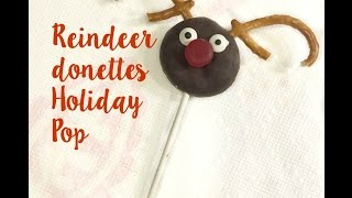 Reindeer Donettes Holiday Pops