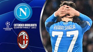 Napoli vs. AC Milan: Extended Highlights | UCL Quarter-Finals - Leg 2 | CBS Sports Golazo