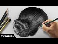 How I Draw Realistic Hairs | Tutorial for BEGINNERS. How I Draw Realistic Hairs | Tutorial for BEGINNERS.