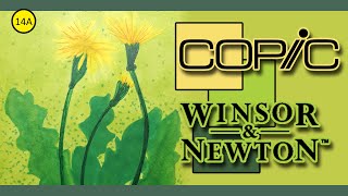 Dandelion Doodle | September Colors of the Month (Copic Colors)