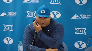 Kalani Sitake | BYU Football | Postgame | Houston | November 30, 2024