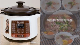 可电炖亦可明火炖 | 美国多功能全自动电炖锅4L DGD40-40LD