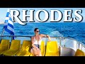 Best things to do in Rhodes -  BOAT RIDE - Stunning beaches, Travel Vlog Greece