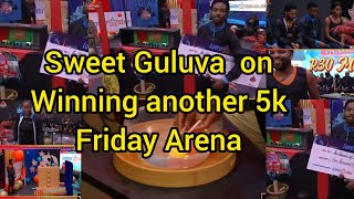 Sweet Guluva winning another 5k from Friday Arena game #bbm5 #bbm5 #bbm5 #bbms5