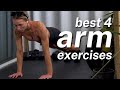 TOP 4 ARM EXERCISES / shoulders . triceps . biceps . forearms | Jaclyn Wood