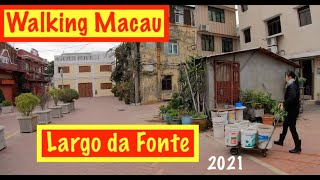 [4K] Walking Macau: Largo da Fonte - COLOANE - 水泉公地