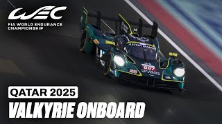 Aston Martin Valkyrie Hypercar First Ever Onboard 🤩 I 2025 Qatar 1812 KM I FIA WEC