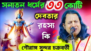 সনাতন ধর্মের ৩৩ কোটি দেবতার রহস্য কি।গৌরাঙ্গ সুন্দর চক্রবর্তী।Gouranga sundar chakraborty