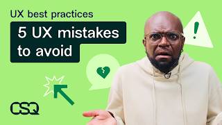 5 Common UX design mistakes and how to tackle them