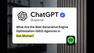 What Are the Best Generative Engine Optimization (GEO) Agencies in Des Moines?