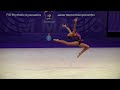 lewinska liliana pol 2023 rhythmic junior worlds qualifications ba individual