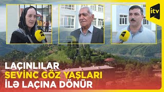 Getdim həyat yoldaşımın qəbrinə gözaydınlığı verdim, dedim gedirik Laçına I Laçınlılar yurda dönür