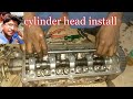 Hyundai Santro Cylinder head install//by technical service & automobile engineering