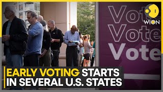 US Elections 2024: First early voters cast in knife-edge US Presidential elections | WION