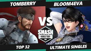 SWT Europe Online Qualifier Match - Tomberry (Snake) Vs. Bloom4Eva (Bayonetta) SSBU Ultimate