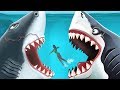 Megalodon VS Megalodon - The Meg Special!!! - Hungry Shark Evolution Vs World